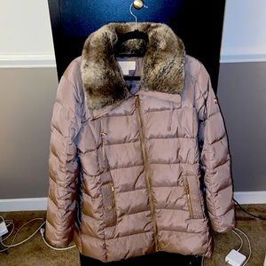 Michael by Michael Kor’s Large Tan Puffer Jacket